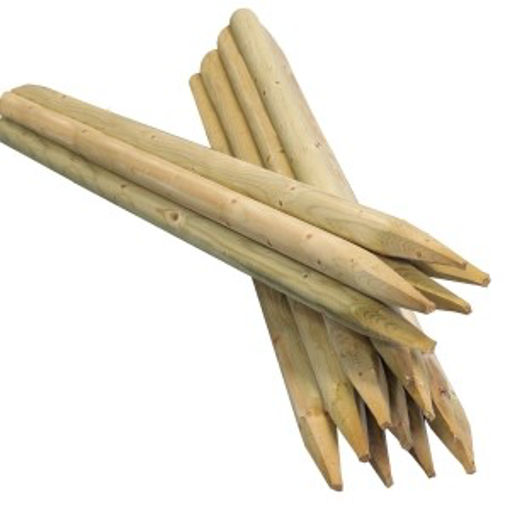 Picture of Stakes Machine Round Tanalised 4'0 x 2"