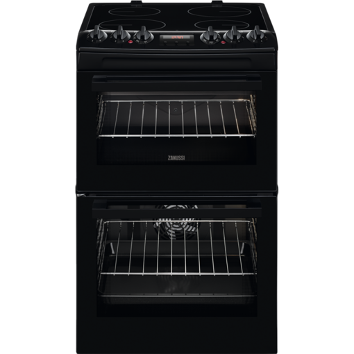 Picture of Zanussi Electric Cooker Black 550mm | ZCV46250BA