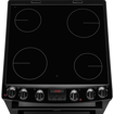 Picture of Zanussi Electric Cooker Black 600mm | ZCV66250BA