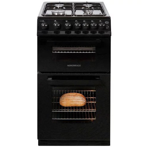 Picture of Nordmende Freestanding Cooker Black 500mm | CTG51LPGBK