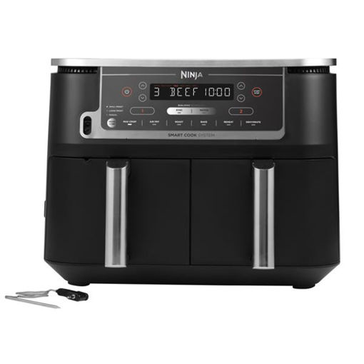 Picture of Ninja Foodi Max Dual Zone Air Fryer 9.5L with Smart Cook Probe System | AF451UK