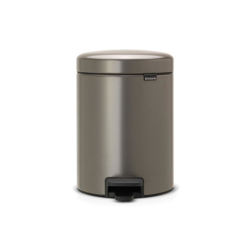 Picture of Dosco Brabantia Platinum Pedal Bin New Icon 5 Litre