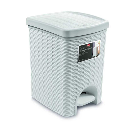 Picture of Dosco Elegance Large Dustbin 20l | White