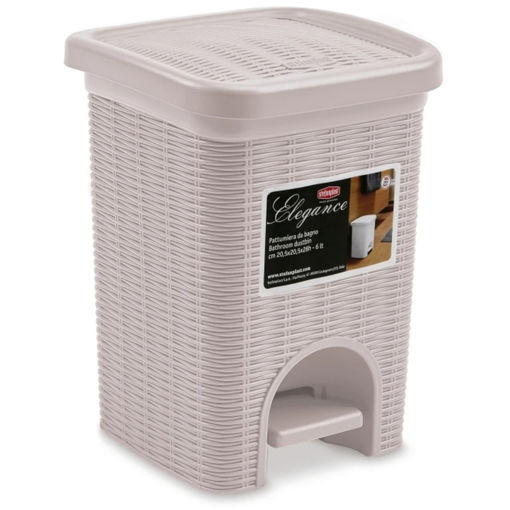 Picture of Dosco Elegance Small Dustbin | Beige