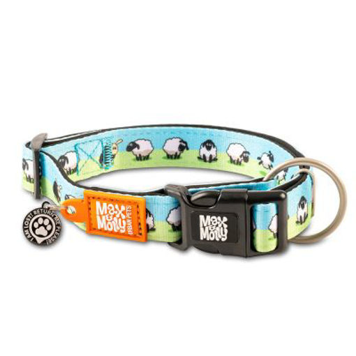 Picture of Max & Molly Black Sheep Smart ID Collar SML