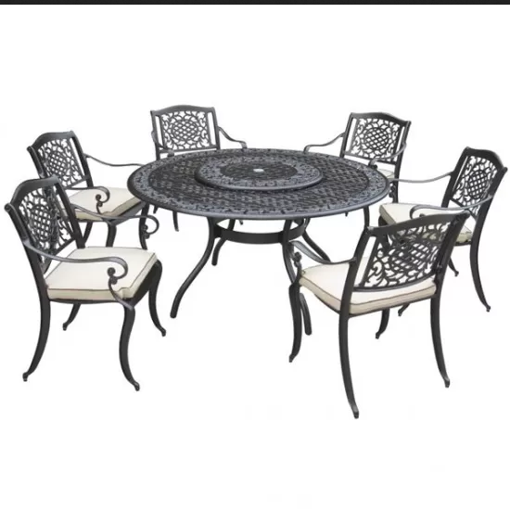Picture of Ballygowan 6 Seater Round Set | Hammered Bronze (Clearance Floor Model)