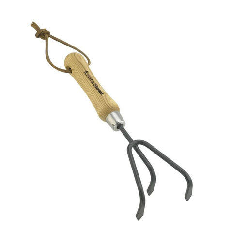 Picture of K&S Carbon Steel Hand 3 Prong Cultivator 