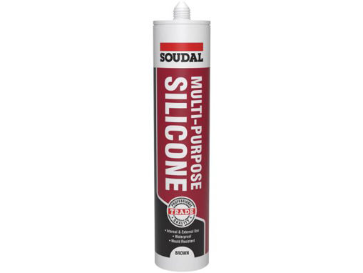 Picture of Soudal Multi-Purpose Silicone 270ml | Brown