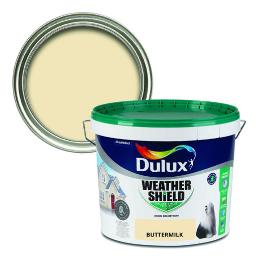 Picture of Dulux Weathershield Buttermilk 10L