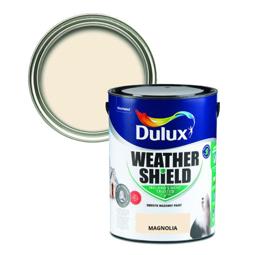 Picture of Dulux Weathershield Magnolia 5L