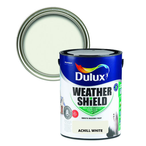 Picture of Dulux Weathershield Achill White 5L