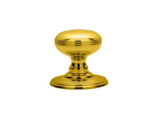 Picture of Delamain Ringed Door Knob | Brass