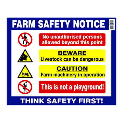 Picture of Farm Safety Notice Sign