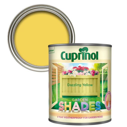 Picture of Cuprinol Garden Shades Dazzling Yellow 1L