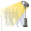 Picture of Sahara 13kW Heat Focus Patio Heater | Stainless Steel