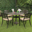 Picture of Ballygowan 4 Seater Round Set | Hammered Bronze