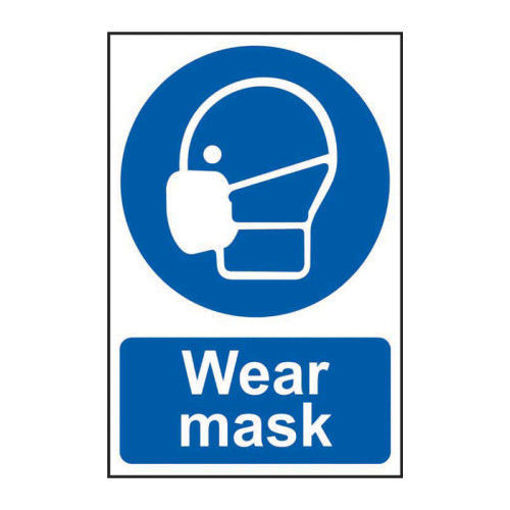 Picture of Sign "Wear Mask" 200x300mm