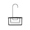 Picture of Croydex Hook Over Shower Caddy | Matt Black