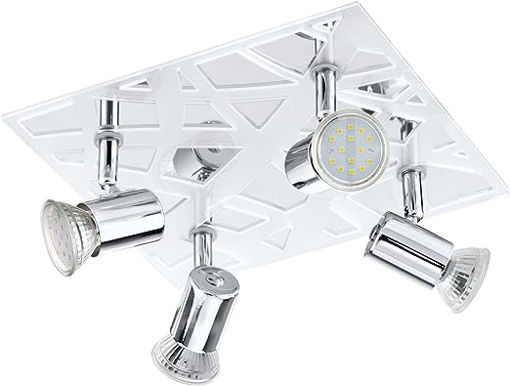 Picture of Eglo Daven 1 4 Spot Light Fitting | Chrome Satin Finish | 93178