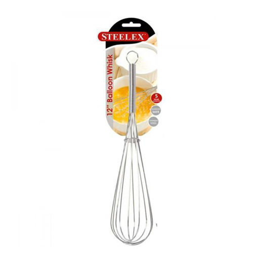 Picture of Steelex Stainless Steel Whisk 12" 