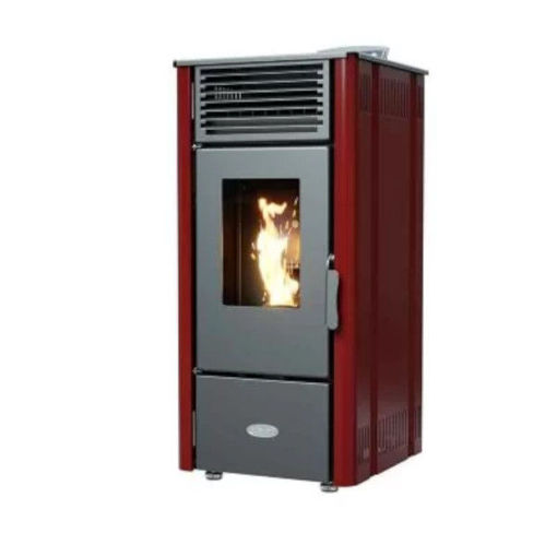 Picture of Henley Elm Pellet Stove | 8kw | Red