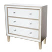 Picture of Kendra Three Drawer Mirrored Dresser | TH5308DS