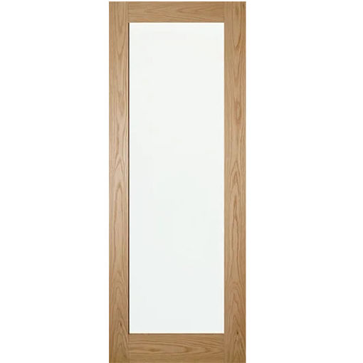 Picture of Deanta Oak Door NM6G | Clear