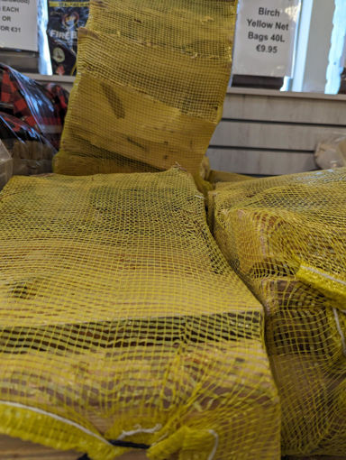 Picture of Pallet Of Birch Yellow Net Bags 40L