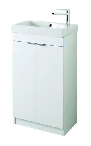 Picture of RT Faro Vanity & Basin 450mm | Floor | White