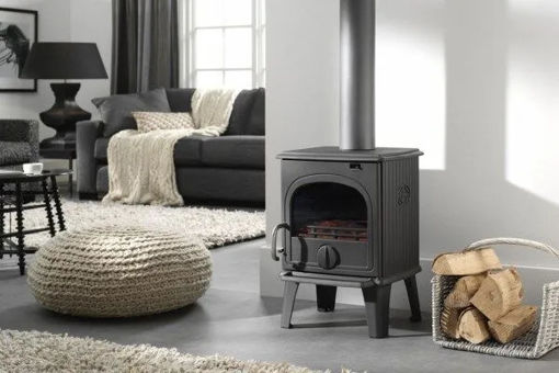 Picture of Dru 44 Multi-Fuel Stove | 4.9kW | Matt Black