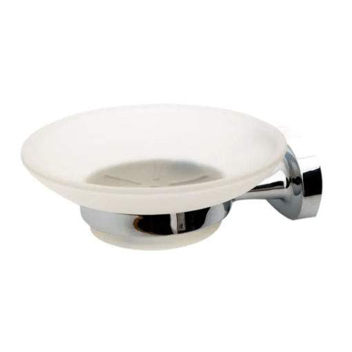 Picture of Tema Sofia Soap Dish with Frosted Glass | Chrome