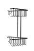 Picture of Croydex 2 Tier Corner Basket | Matt Black