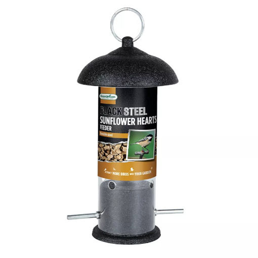 Picture of Gardman Sunflower Heart Feeder | Black Steel