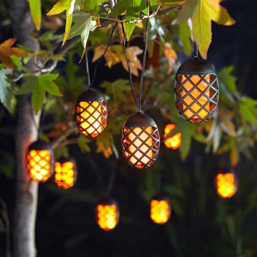 Picture of 10 Cool Flame Solar String Lights