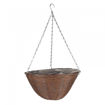 Picture of Chestnut Faux Rattan Hanging Basket 14"