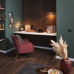 Picture of Fibrotech Acoustic Panel 2440x605x22mm | Smoked Oak