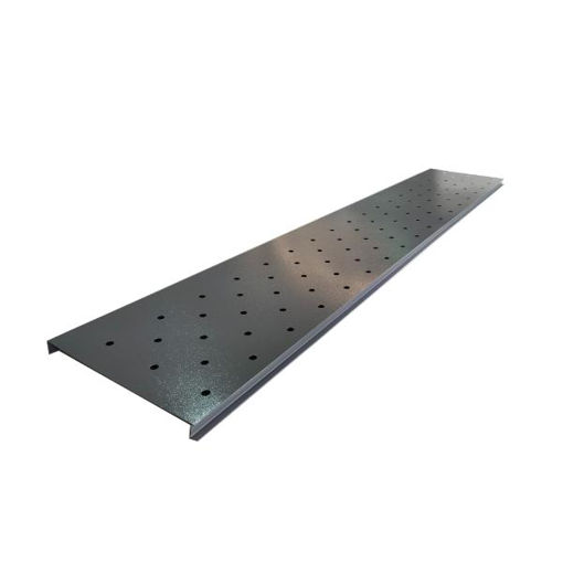 Picture of Satus Gate Panel | 1200mm | Round Trellis | Merlin Grey
