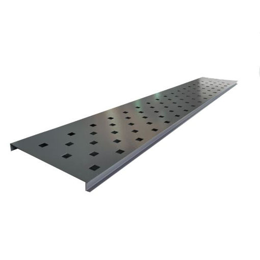 Picture of Satus Gate Panel | 1200mm | Square Trellis | Merlin Grey