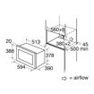 Picture of CDA Built in Microwave 25 Litre 900W | Black | VM131BL