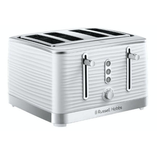 Picture of Russell Hobbs Inspire 4 Slice Toaster | White | 24380